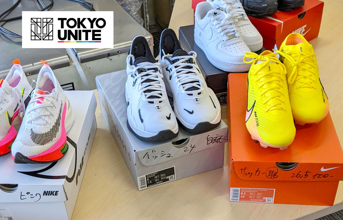 TOKYO UNITE 1,000足以上のシューズプレゼントで部活動を応援！